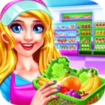 supermarket cleaning android application logo